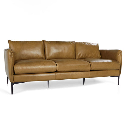 Adobe Tan Top Grain Leather Sofa Abigail Sofa Collection