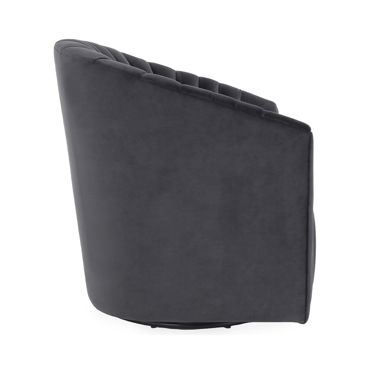 Gray 100% Polyester Accent Chair Arline Swivel Chair Collection