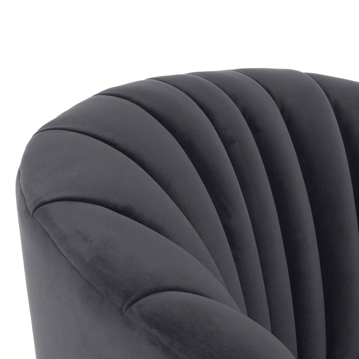 Gray 100% Polyester Accent Chair Arline Swivel Chair Collection