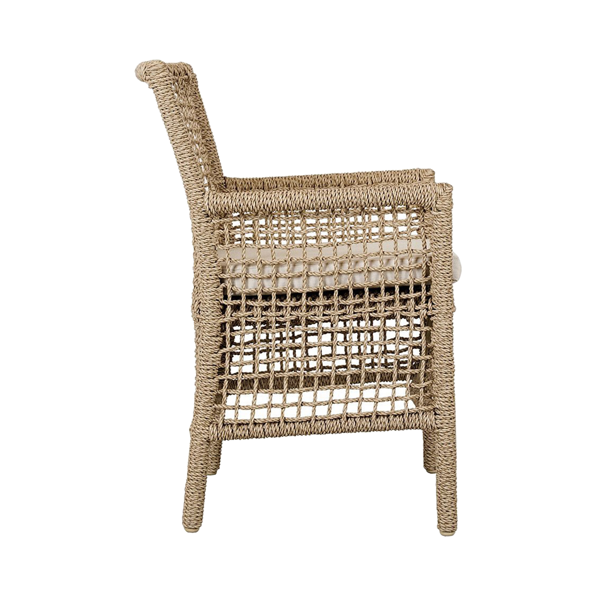 Natural Synthetic Hyacinth Rope Outdoor Dining Chair Brisbane Outdoor Dining Chair Collection