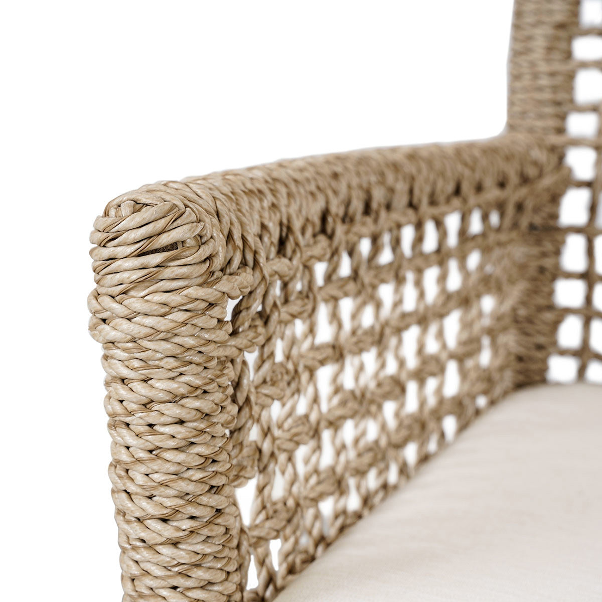 Natural Synthetic Hyacinth Rope Outdoor Dining Chair Brisbane Outdoor Dining Chair Collection
