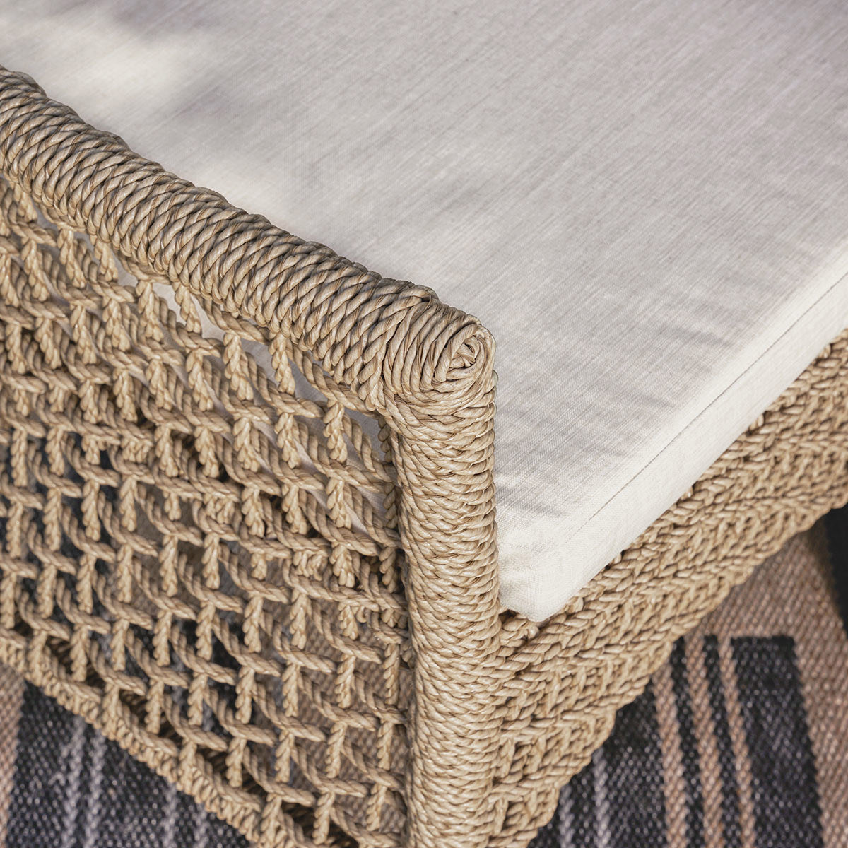 Natural Synthetic Hyacinth Rope Outdoor Dining Chair Brisbane Outdoor Dining Chair Collection