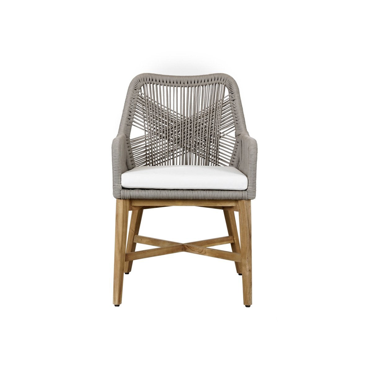 Gray Polypropylene Rope Outdoor Dining Chair Marley Outdoor Dining Chair Collection