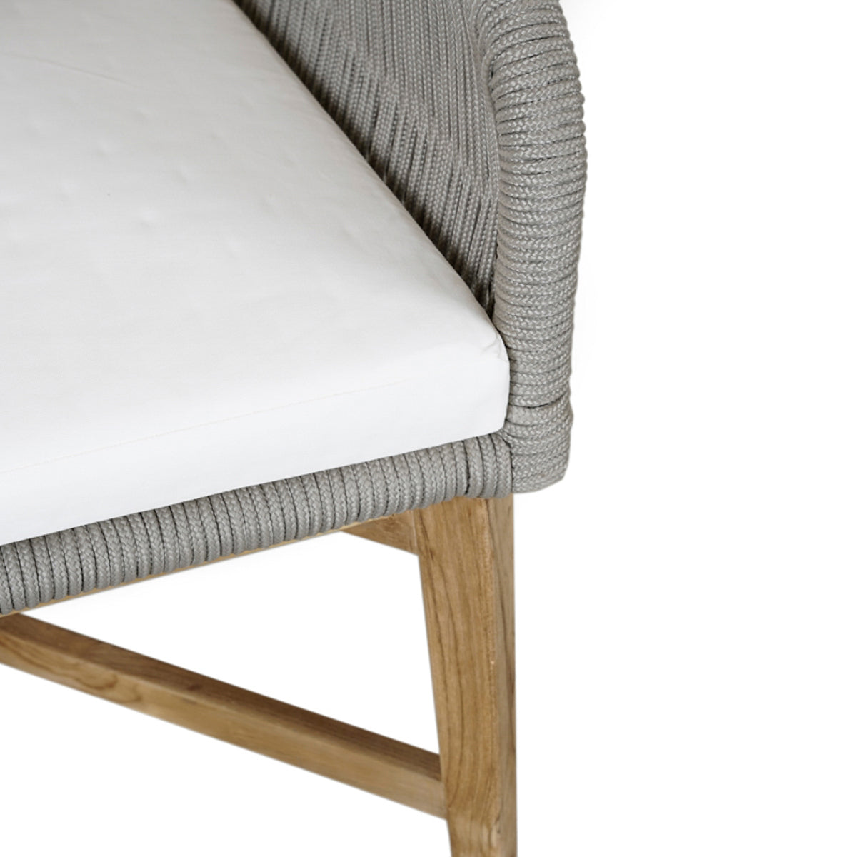 Gray Polypropylene Rope Outdoor Dining Chair Marley Outdoor Dining Chair Collection