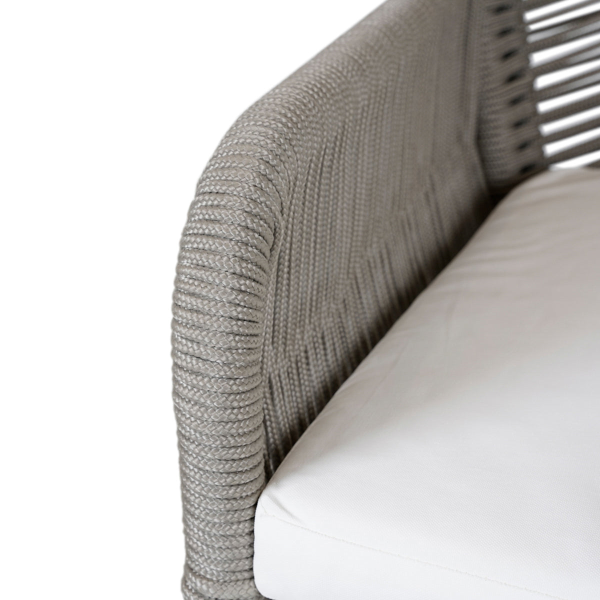 Gray Polypropylene Rope Outdoor Dining Chair Marley Outdoor Dining Chair Collection
