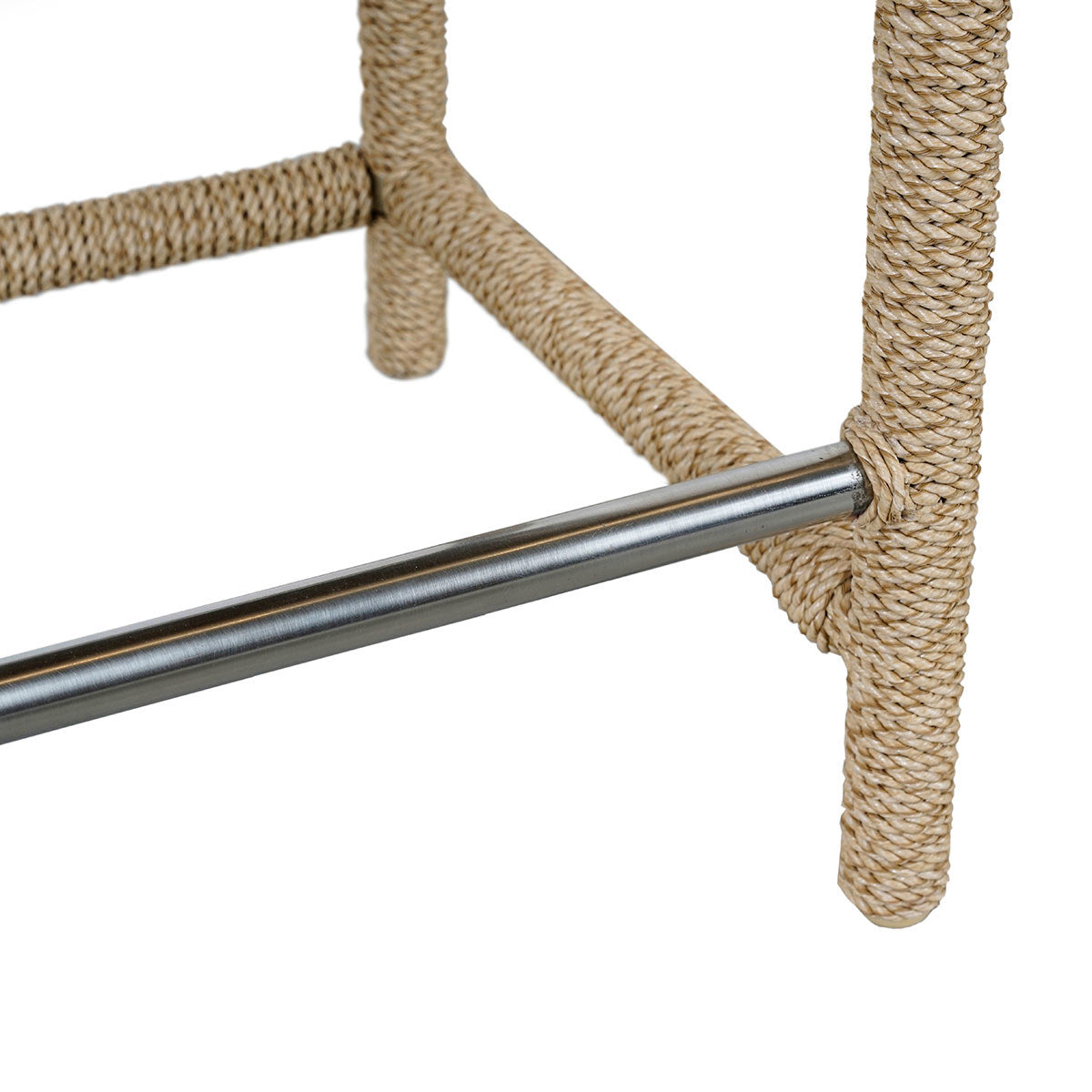 Natural Synthetic Hyacinth Rope Outdoor Bar & Counter Stool Brisbane Outdoor Counter Stool Collection