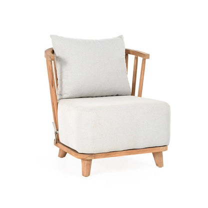Natural Teak Wood Outdoor Accent Chair Hearst Outdoor Accent Chair Collection