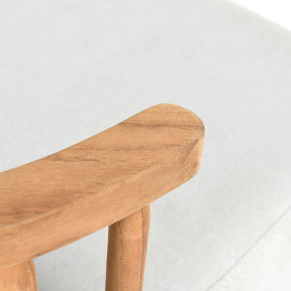 Natural Teak Wood Outdoor Accent Chair Hearst Outdoor Accent Chair Collection