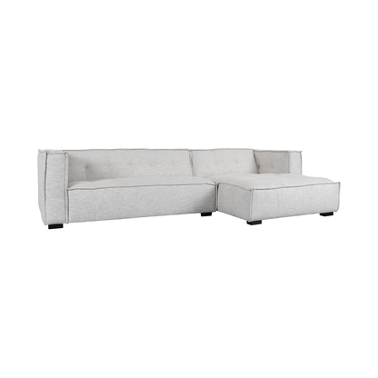 Beige 82% Polyester/18% Viscose Sectional Element 2 Piece Sectional Collection