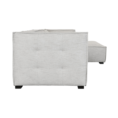 Beige 82% Polyester/18% Viscose Sectional Element 2 Piece Sectional Collection