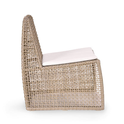 Linen High Density Polyethylene Outdoor Accent Chair Michelle Outdoor Accent Chair Collection