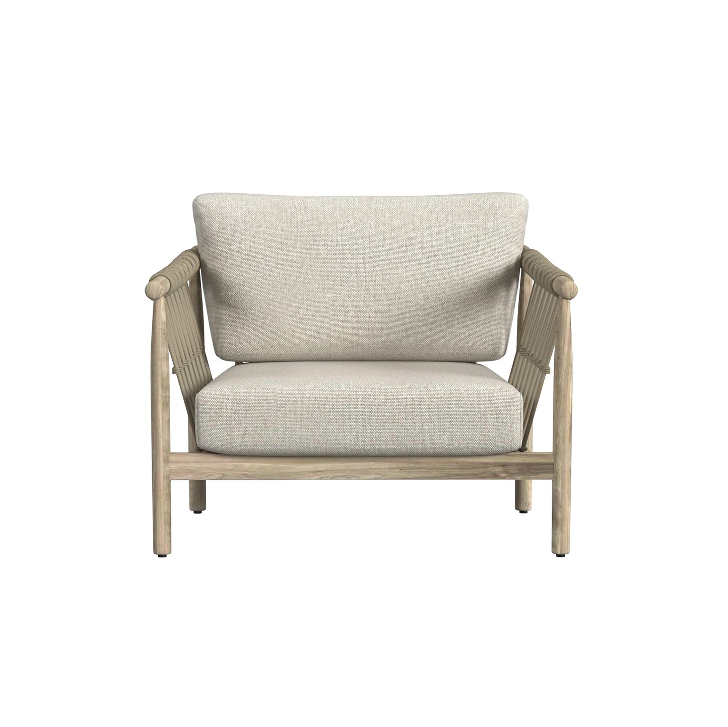 Taupe Teak Wood Outdoor Accent Chair Leo Outdoor Accent Chair Collection