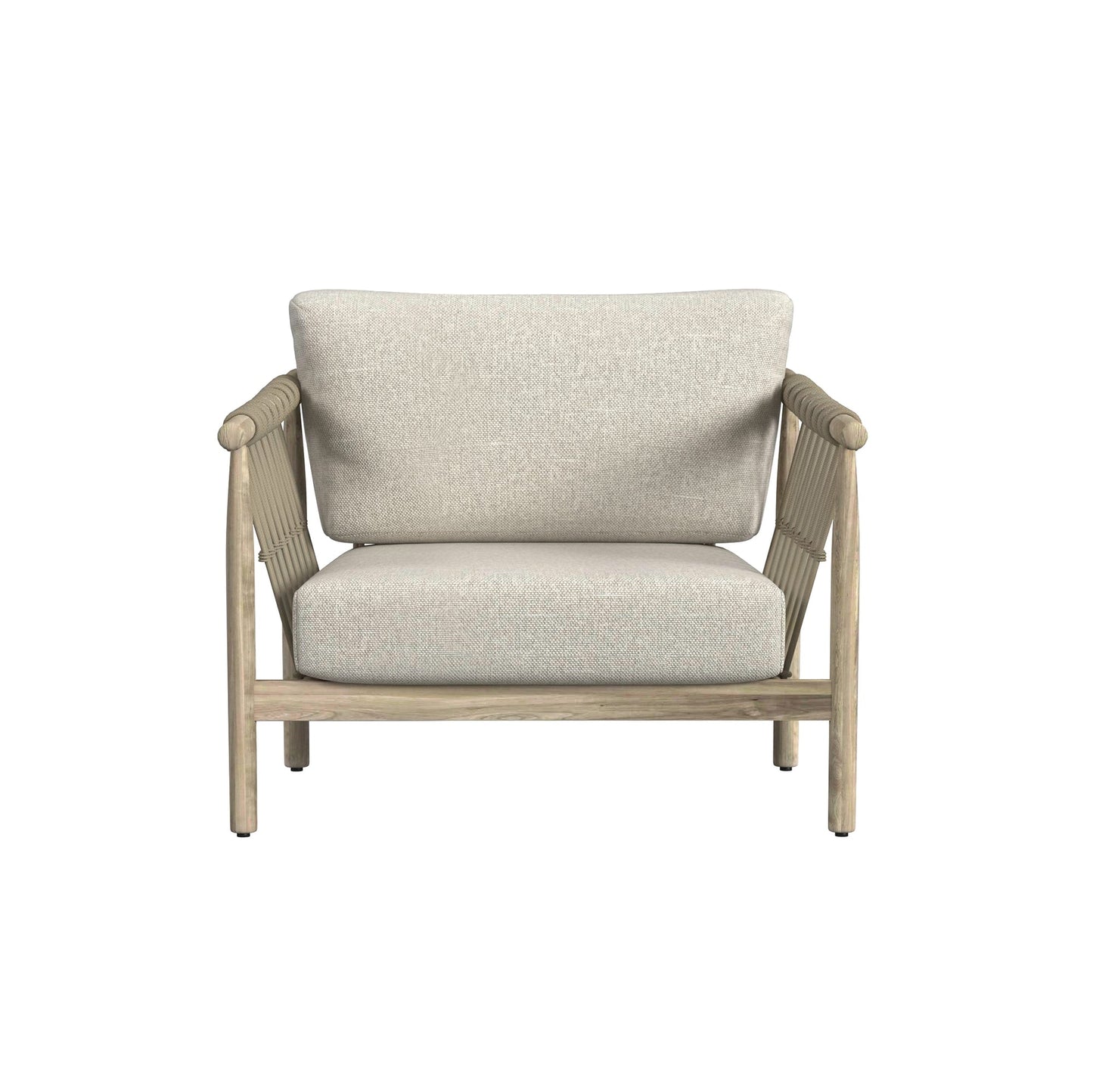 Taupe Teak Wood Outdoor Accent Chair Leo Outdoor Accent Chair Collection
