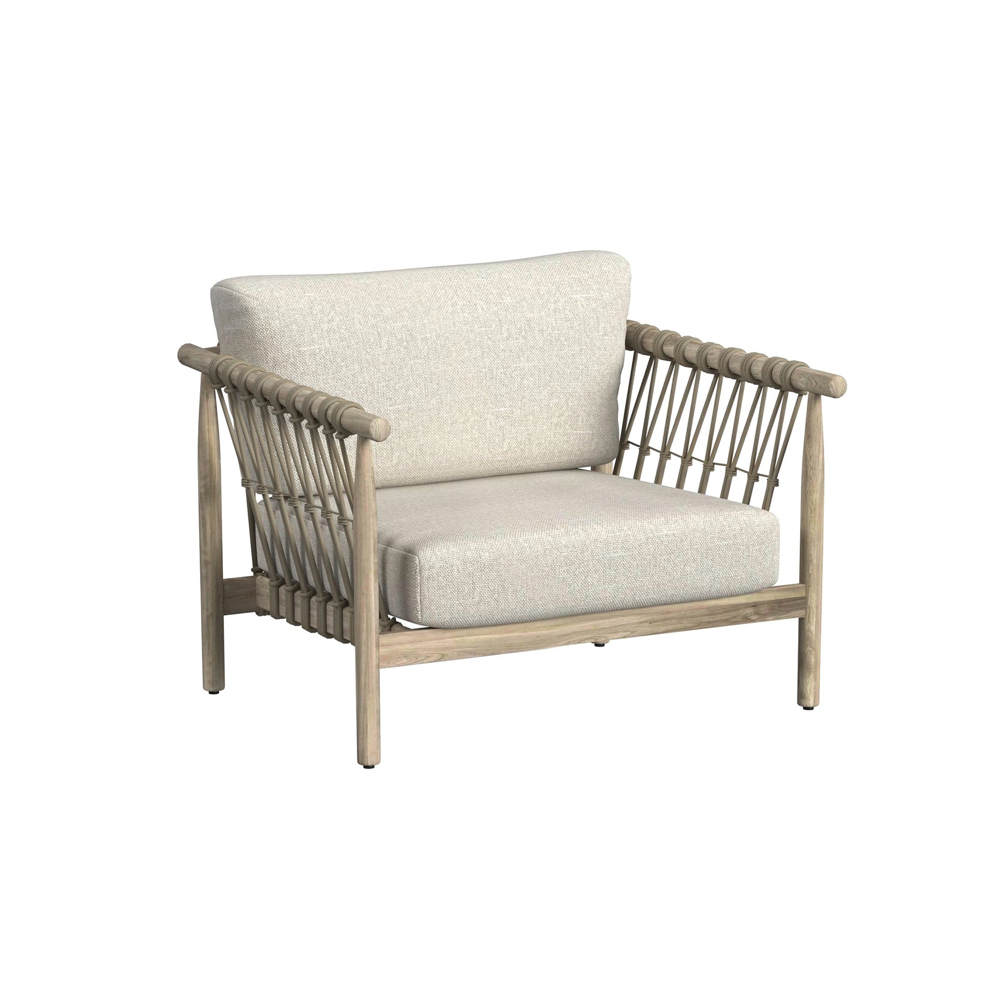 Taupe Teak Wood Outdoor Accent Chair Leo Outdoor Accent Chair Collection
