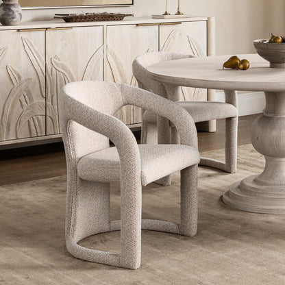 Birch Cream 100% Polyester Dining Chair Archie Dining Chair Collection
