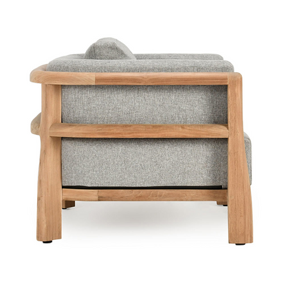 Aston Outdoor Accent Chair Natural/Gray