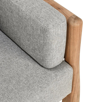 Aston Outdoor Accent Chair Natural/Gray