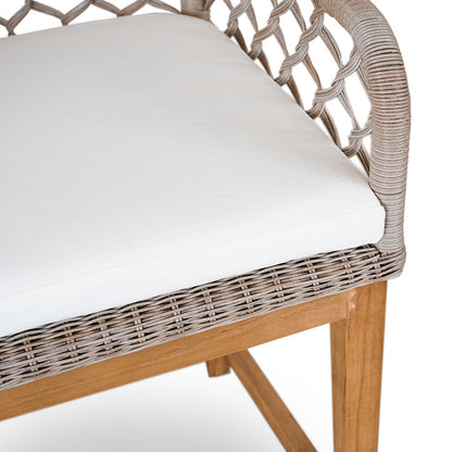 Gray Synthetic Rattan Outdoor Bar & Counter Stool Paulo Outdoor Counter Stool Collection