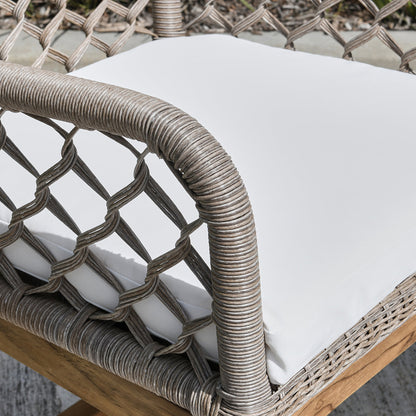 Gray Synthetic Rattan Outdoor Bar & Counter Stool Paulo Outdoor Counter Stool Collection