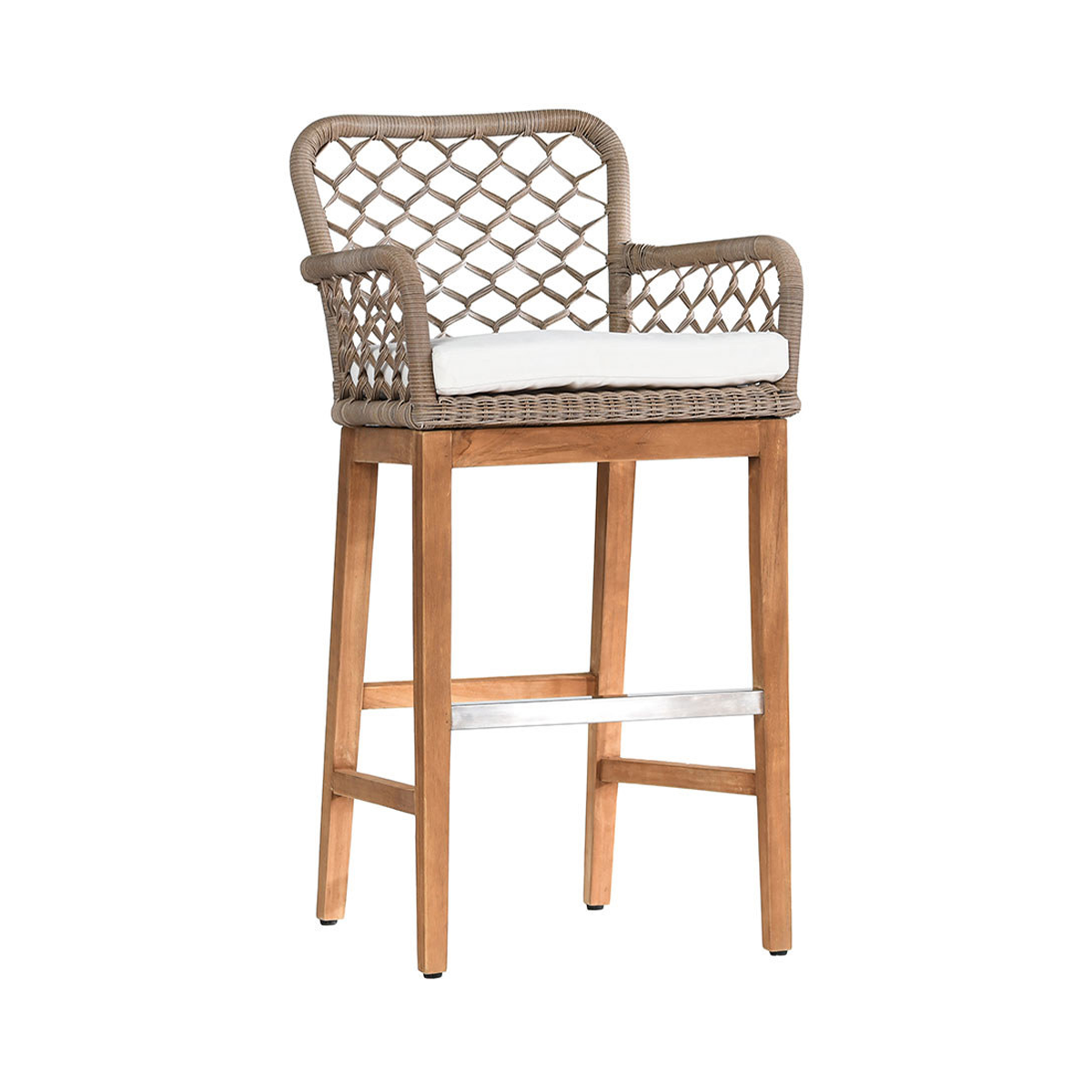 Gray Outdoor Bar & Counter Stool Paulo Outdoor Bar Stool Collection