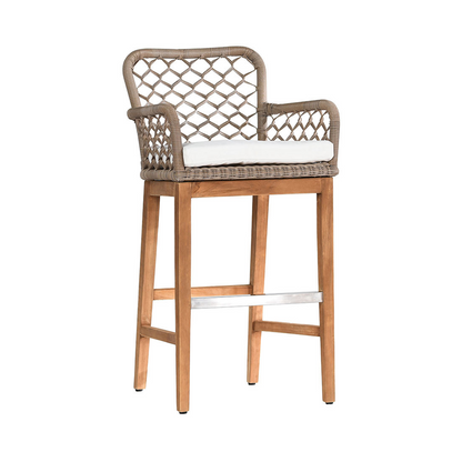 Gray Outdoor Bar & Counter Stool Paulo Outdoor Bar Stool Collection