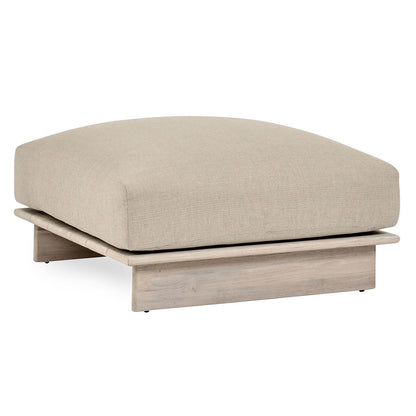 Taupe Teak Wood Outdoor Sofas & Sectional Livia Outdoor Ottoman Collection