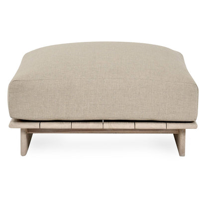 Taupe Teak Wood Outdoor Sofas & Sectional Livia Outdoor Ottoman Collection