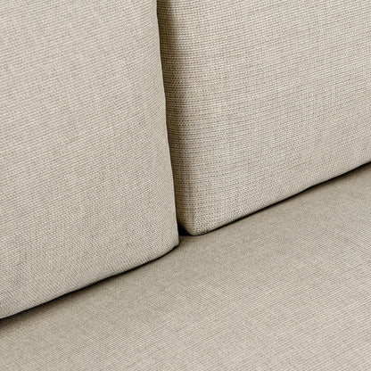 Taupe Teak Wood Outdoor Sofas & Sectional Livia Outdoor Sofa Collection