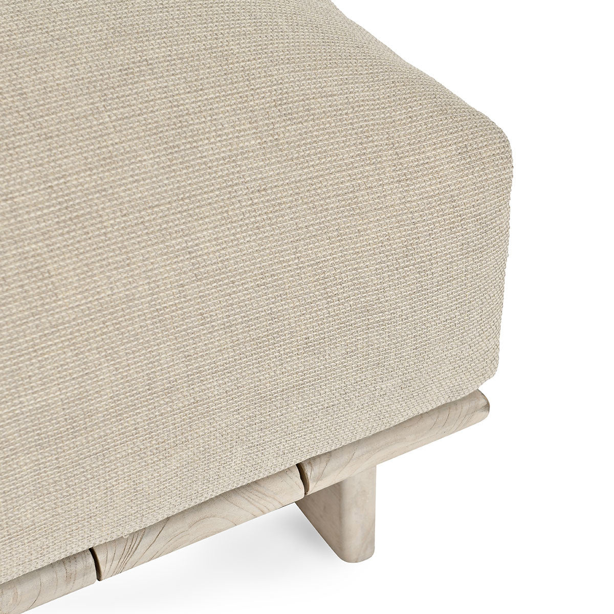Taupe Teak Wood Outdoor Sofas & Sectional Livia Outdoor Sofa Collection