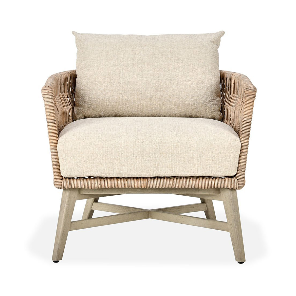 Collins Outdoor Accent Chair Natural/Sand