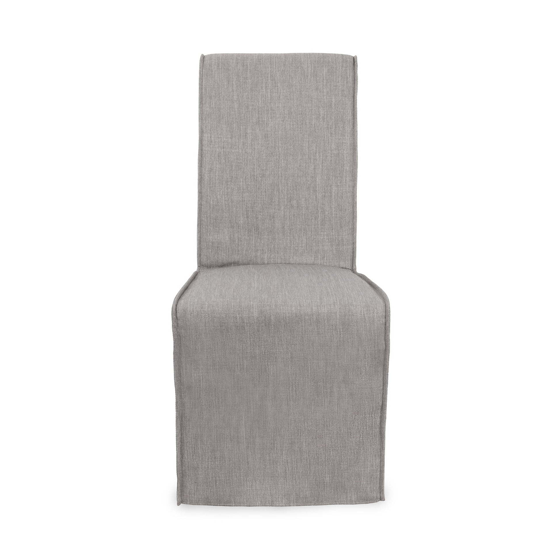 Cool Gray 100% Polyester Dining Chair Jordan Dining Chair Set of 2 Collection