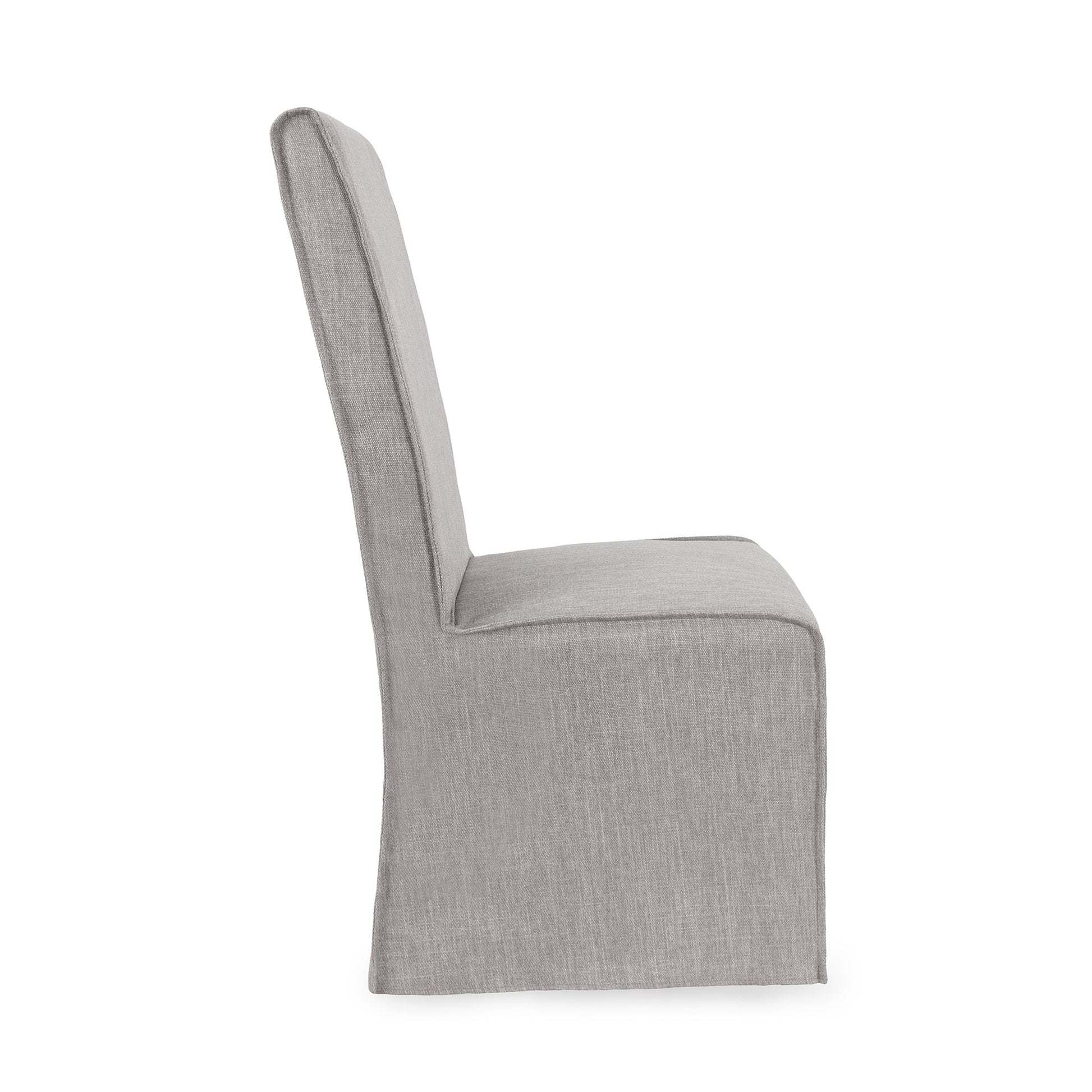 Cool Gray 100% Polyester Dining Chair Jordan Dining Chair Set of 2 Collection