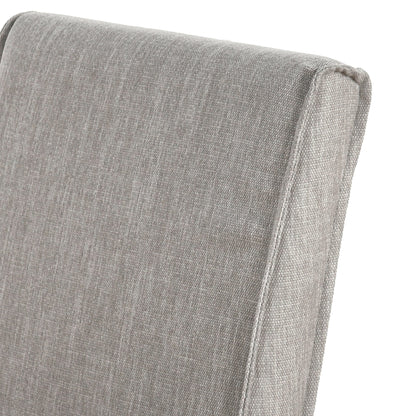 Cool Gray 100% Polyester Dining Chair Jordan Dining Chair Set of 2 Collection