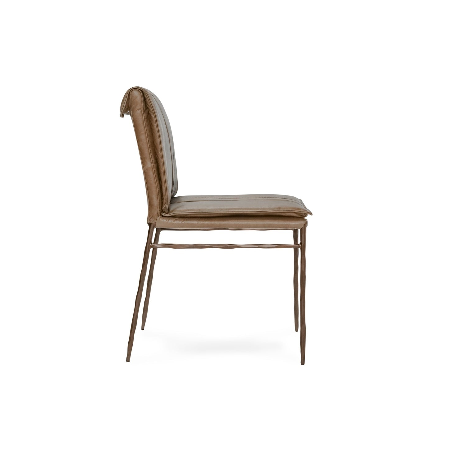 Adobe Tan Top Grain Leather Dining Chair Mayer Dining Chair Set of 2 Collection