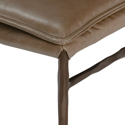 Adobe Tan Top Grain Leather Dining Chair Mayer Dining Chair Set of 2 Collection