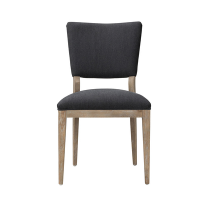 Gray 100% Polyester Dining Chair Phillip Dining Chair Set of 2 Collection