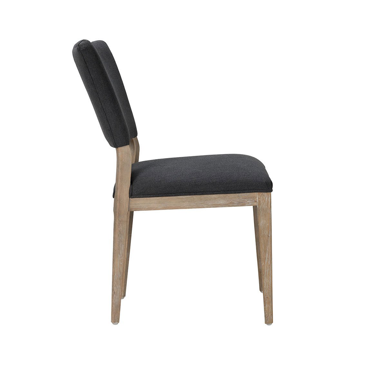 Gray 100% Polyester Dining Chair Phillip Dining Chair Set of 2 Collection