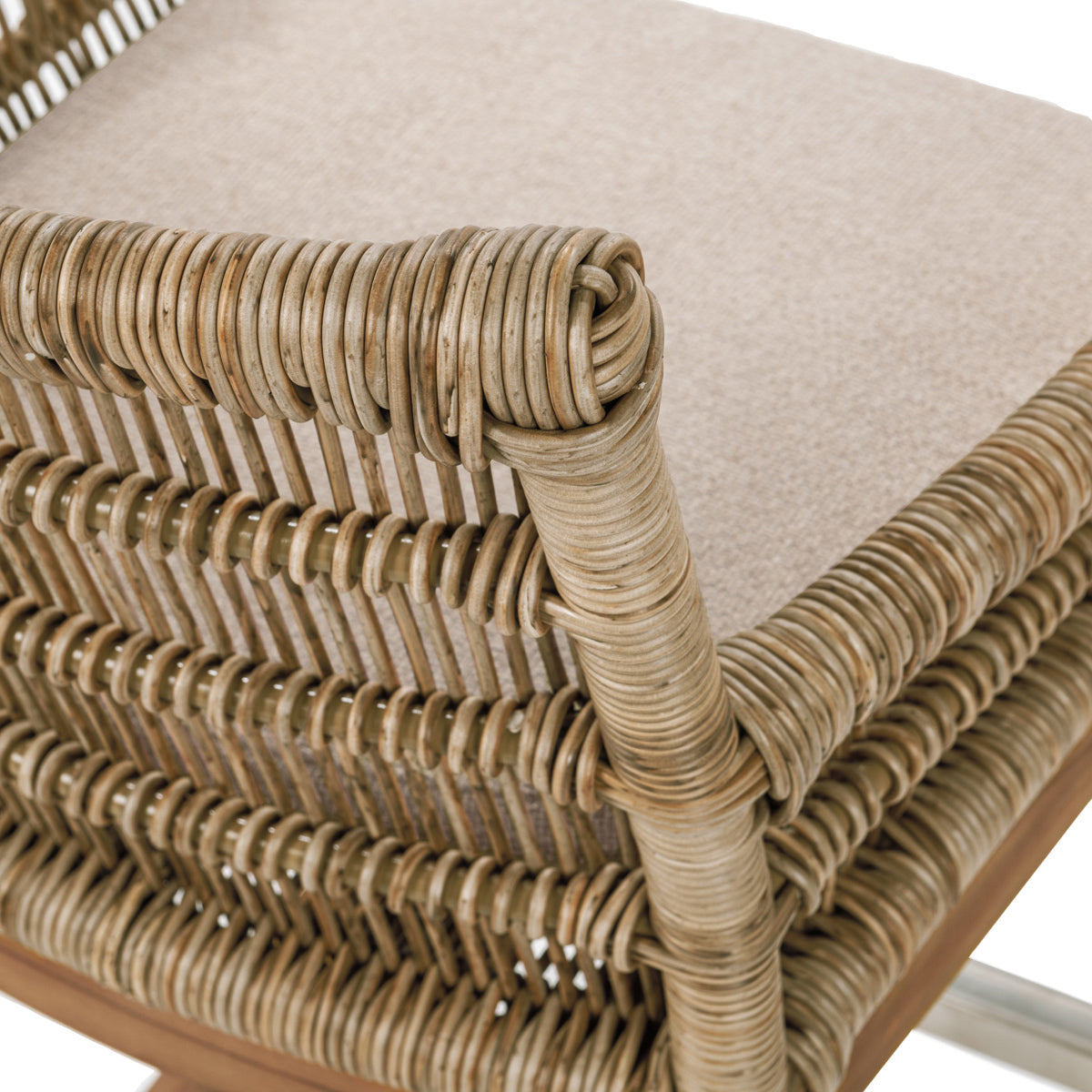 Natural Synthetic Weave Outdoor Bar & Counter Stool Valerie Outdoor Counter Stool Collection