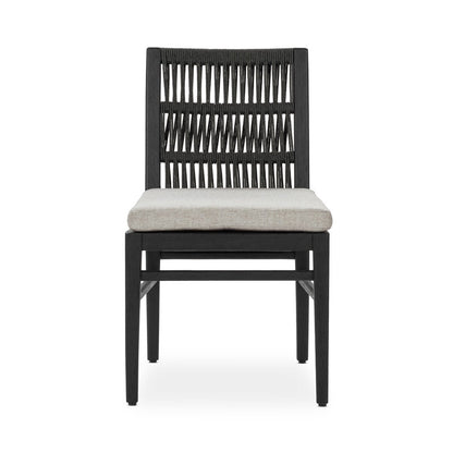 Black Synthetic Rope Outdoor Dining Chair Westville Outdoor Dining Chair Set of 2 Collection