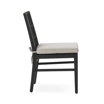Black Synthetic Rope Outdoor Dining Chair Westville Outdoor Dining Chair Set of 2 Collection