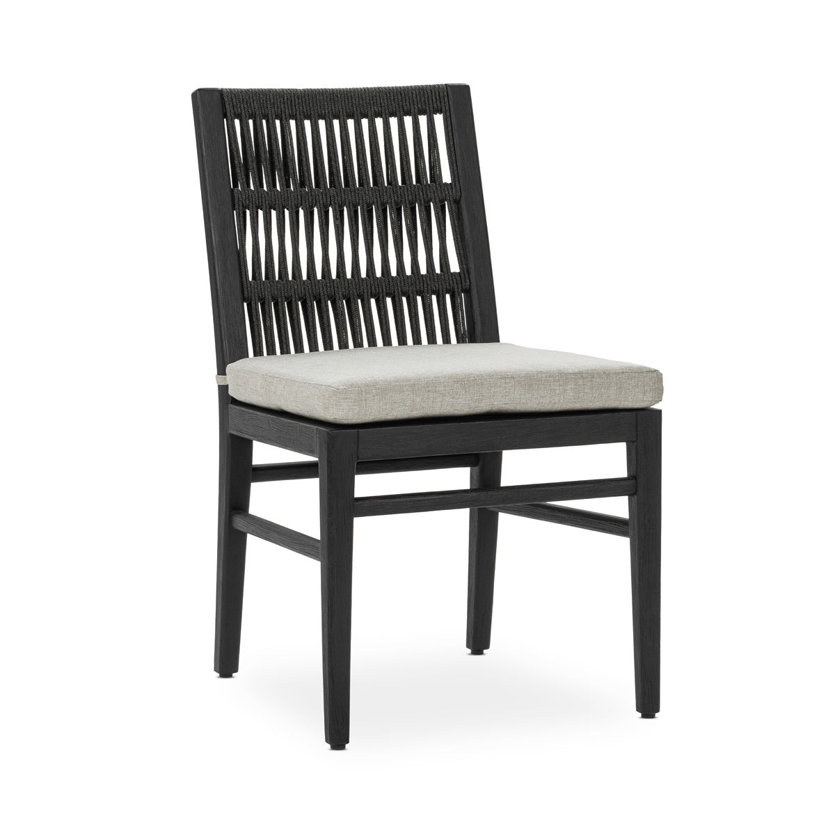 Black Synthetic Rope Outdoor Dining Chair Westville Outdoor Dining Chair Set of 2 Collection