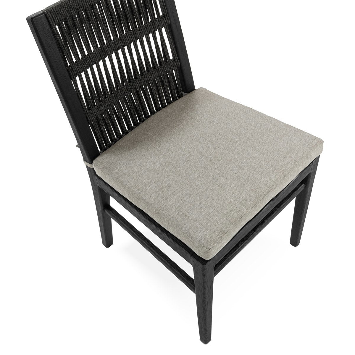 Black Synthetic Rope Outdoor Dining Chair Westville Outdoor Dining Chair Set of 2 Collection