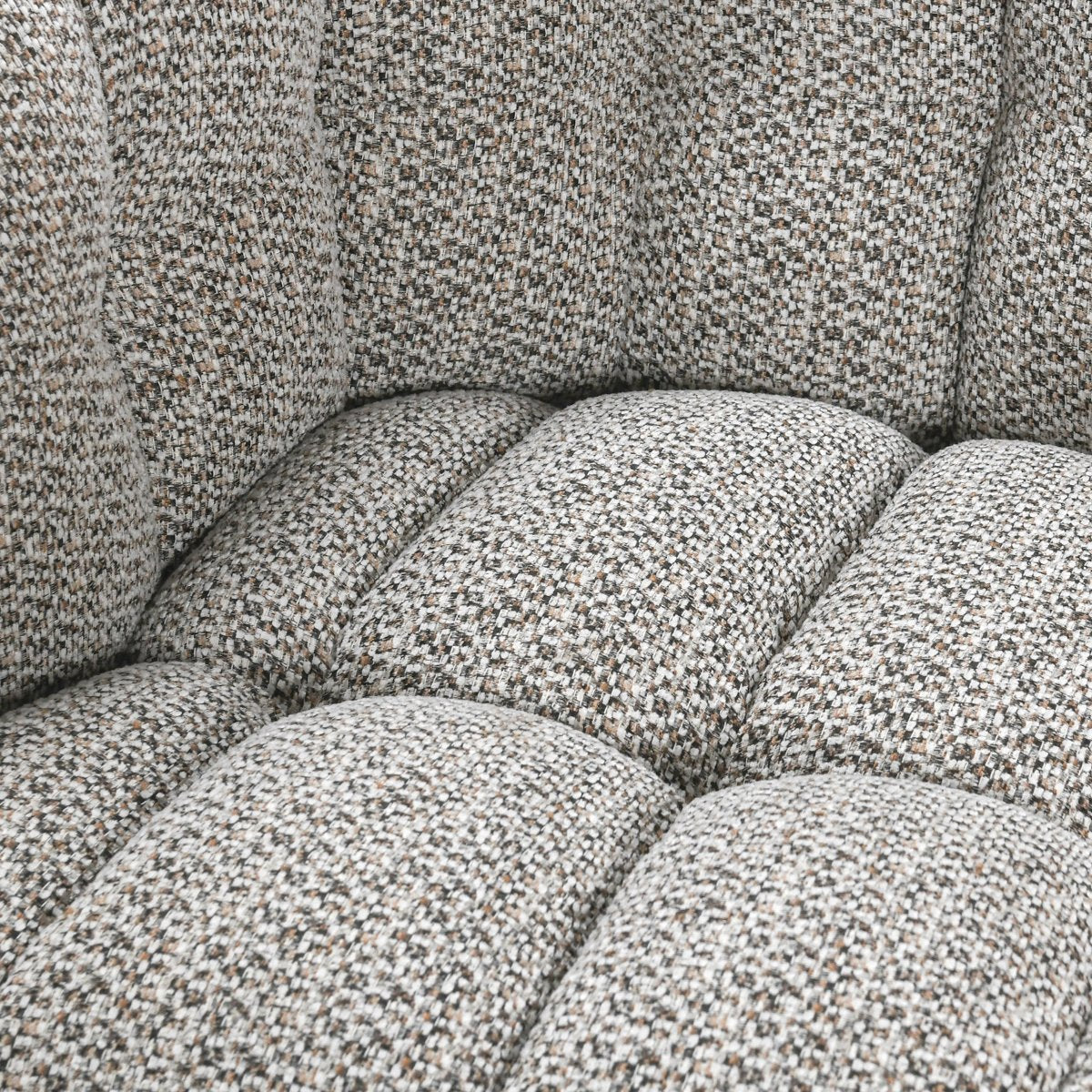 Heathered Gray 100% Polyester Accent Chair Walter Swivel Chair Collection