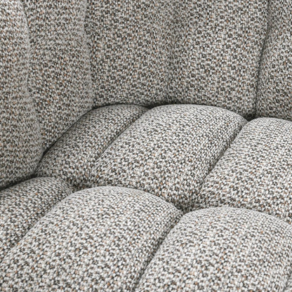 Heathered Gray 100% Polyester Accent Chair Walter Swivel Chair Collection