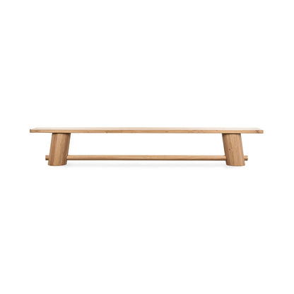 Light Oak Oak Wood Dining Benche Foundation Dining Bench Collection