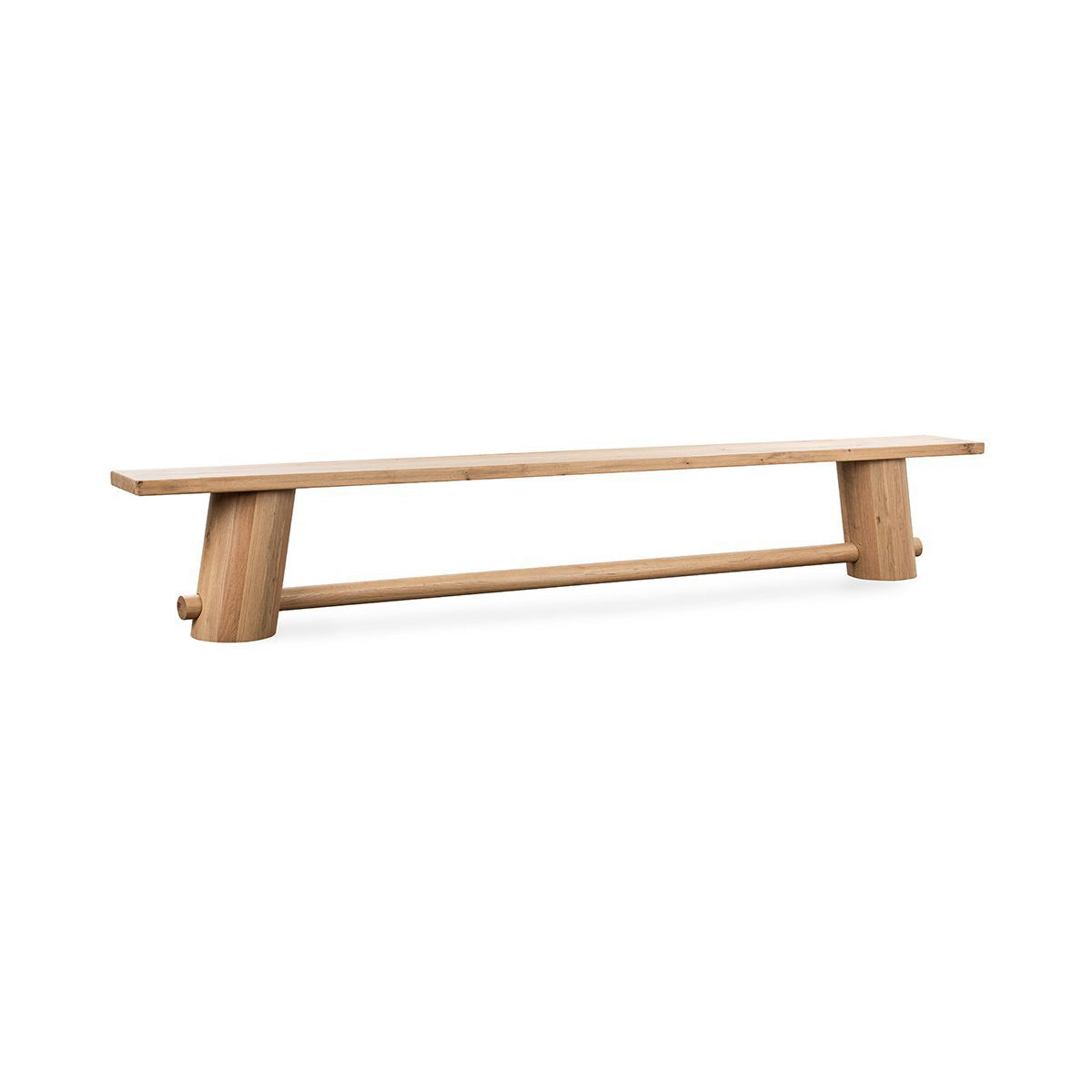 Light Oak Oak Wood Dining Benche Foundation Dining Bench Collection