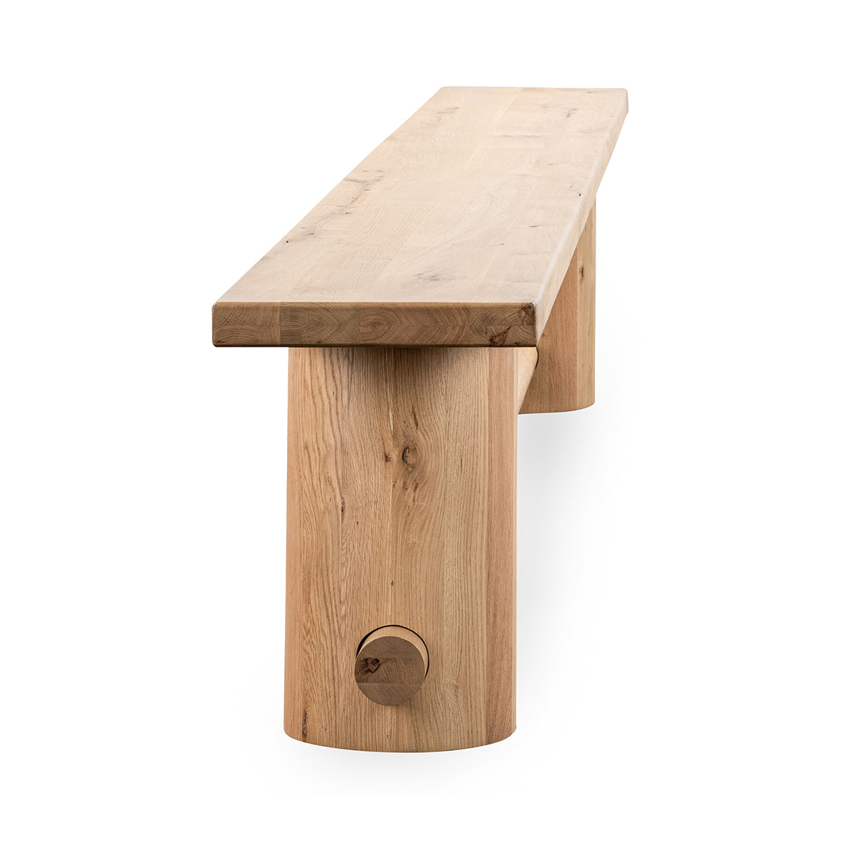 Light Oak Oak Wood Dining Benche Foundation Dining Bench Collection