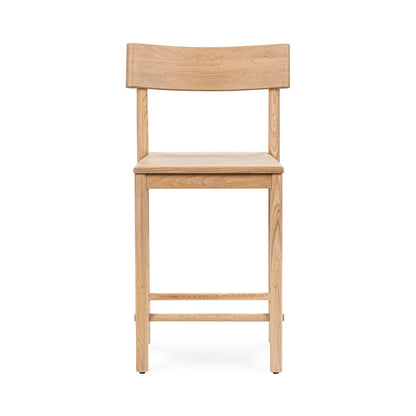 Light Oak Oak Wood Bar & Counter Stool Foundation Counter Stool Collection