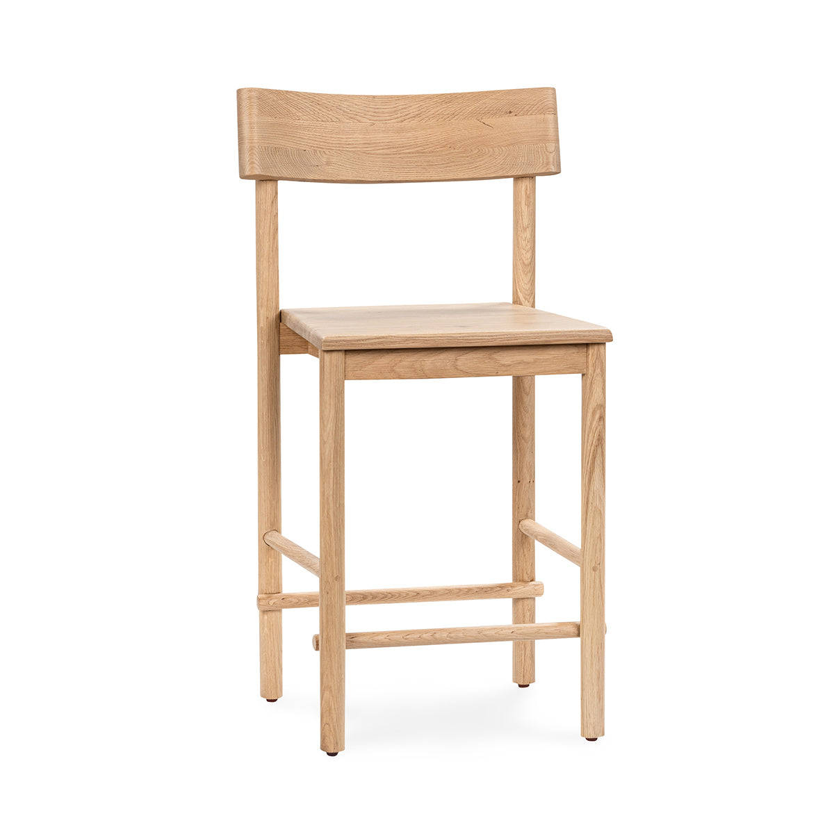 Light Oak Oak Wood Bar & Counter Stool Foundation Counter Stool Collection