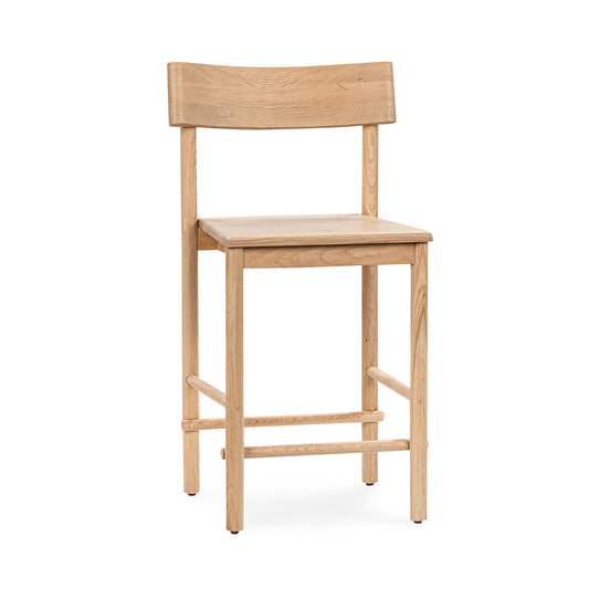Light Oak Oak Wood Bar & Counter Stool Foundation Counter Stool Collection